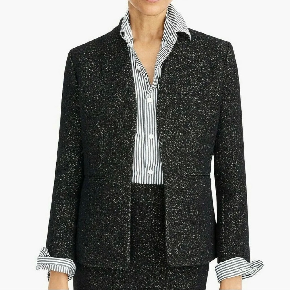 NWT J.Crew Going Out Blazer in Tinsel Tweed size 6
